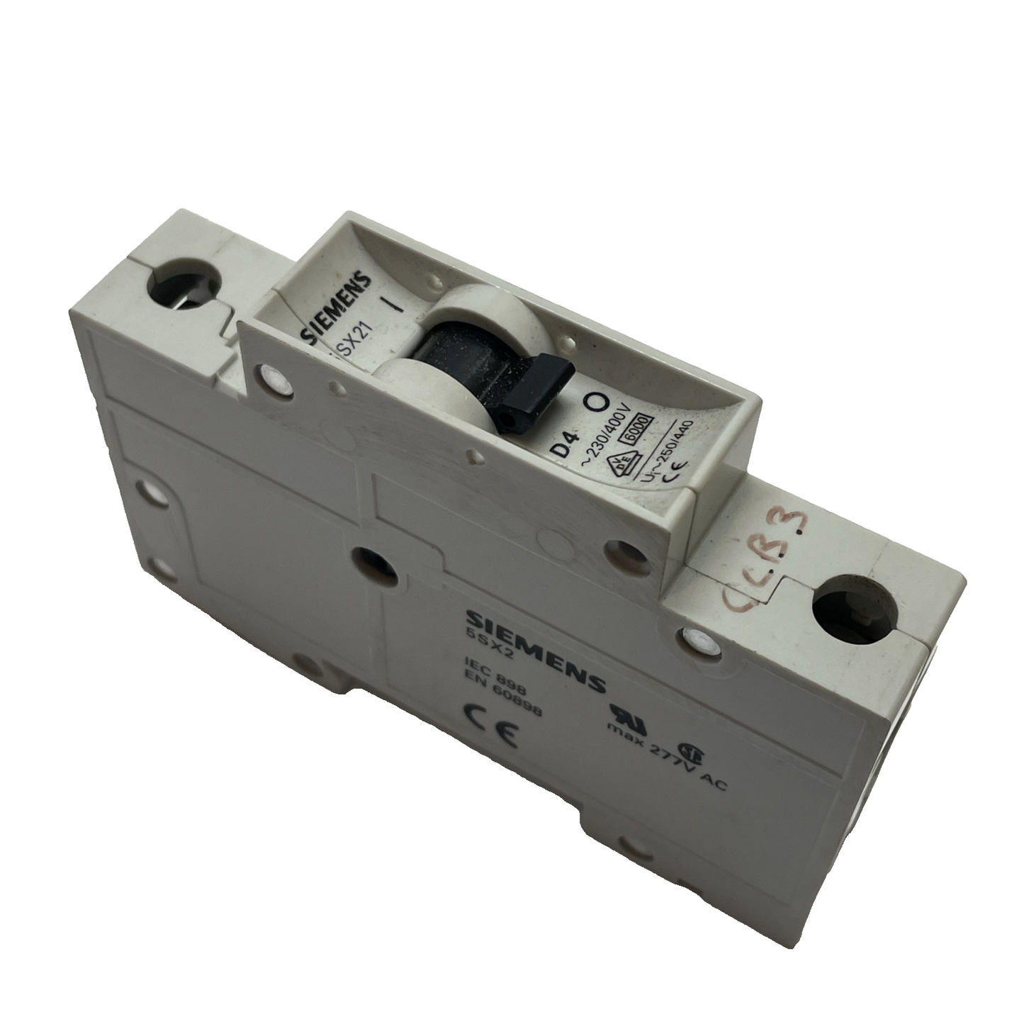 SIEMENS 5SX21 D4 4A Miniature Circuit Breaker 1P 230/400V