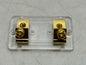 PROMARINER 88120 / 1-POSITION GOLD PLATED ANL FUSE HOLDER / MISSING 2 SCREWS