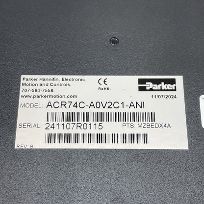 Parker ACR74C-A0V2C1-ANI 4-Axis Motion Controller Analog Inputs ACR7000