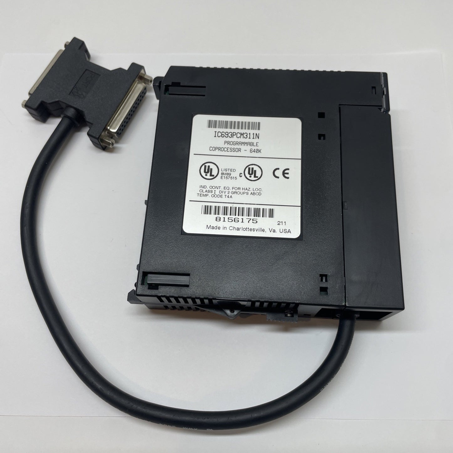 GE Fanuc IC693PCM311N Series 90-30 Programmable Coprocessor Module 640K RAM