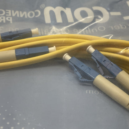 L-Com SFODLC-04 Fiber Optic Cable LC-LC 9/125 Singlemode Duplex 4m