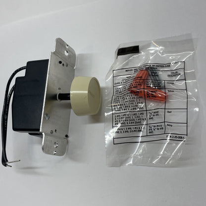 Lightolier D600-PP Push Dimmer Switch 600W 120V Ivory Single Pole Incandescent