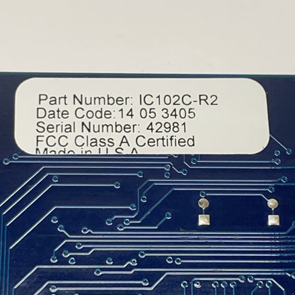 BLACK BOX IC102C-R2 (REV. E) 4-Port RS-232 ISA Card 16554 UART
