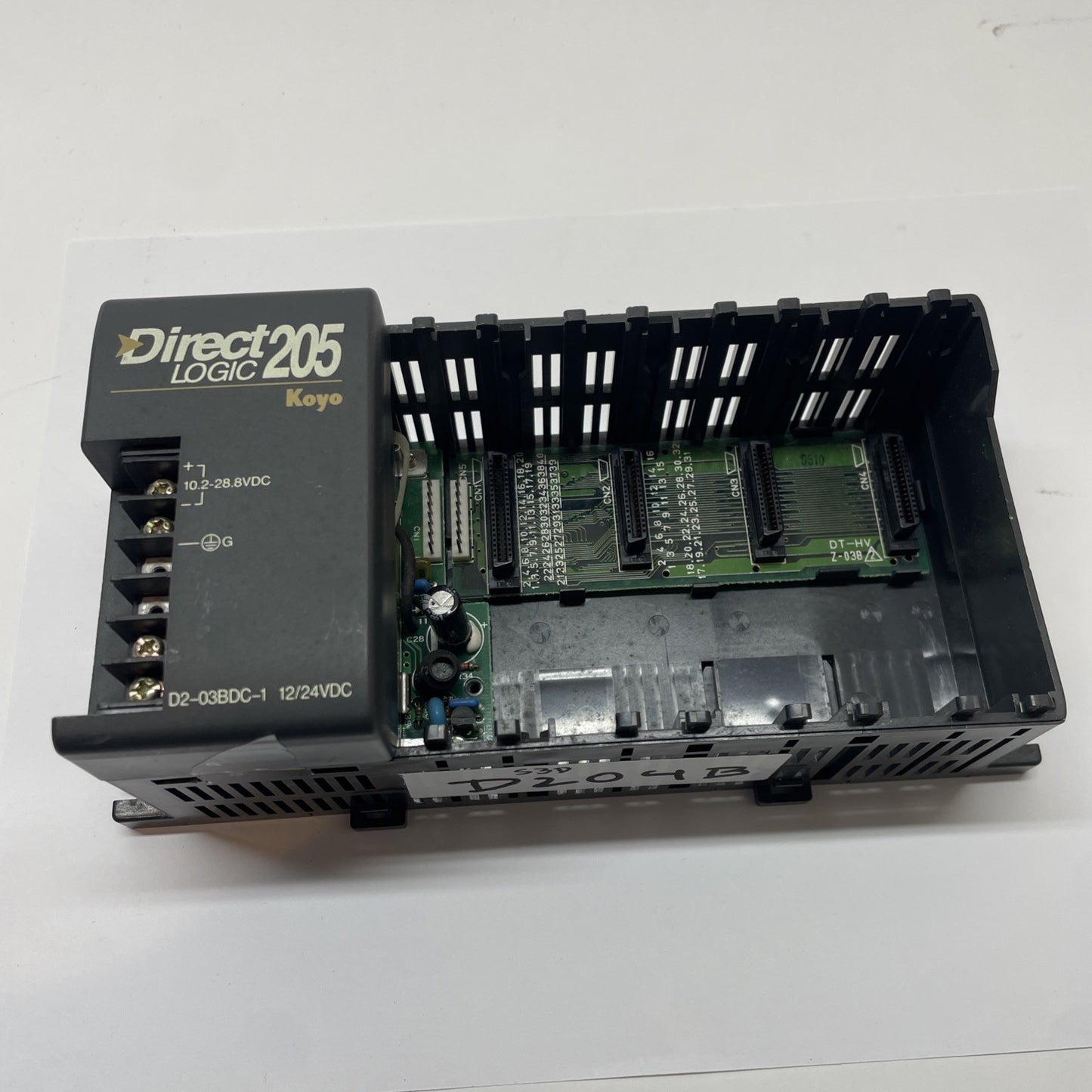 KOYO D2-04BDC1-1 DirectLOGIC DL205 PLC I/O Base 4-Slot 12-24VDC