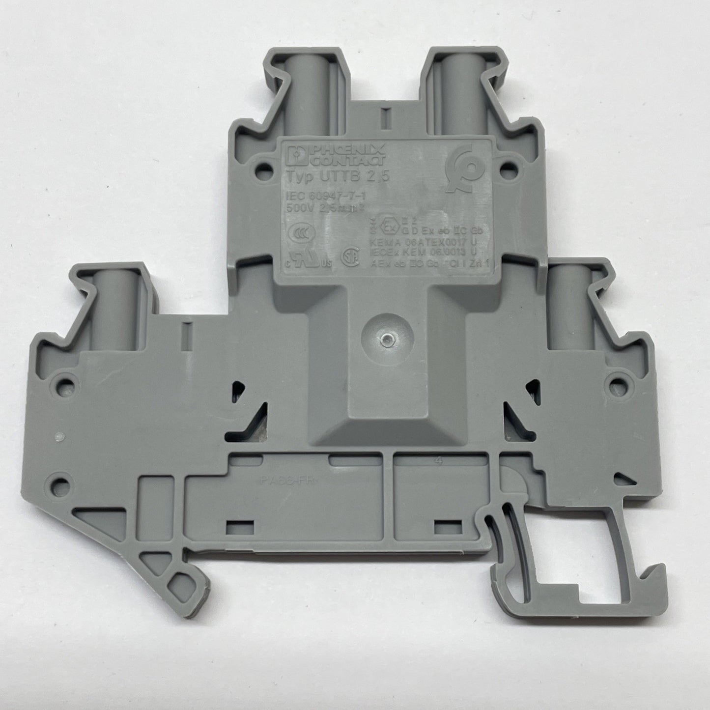 (LOT OF 10) Phoenix Contact UTTB 2,5 Dual-Level DIN Rail Terminal Block 3044636