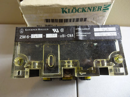 KLOCKNER MOELLER ZM666320BICNA ZM6-6,6-32-0BI-CNA / OVERLOAD RELAY / 16-32 NEW