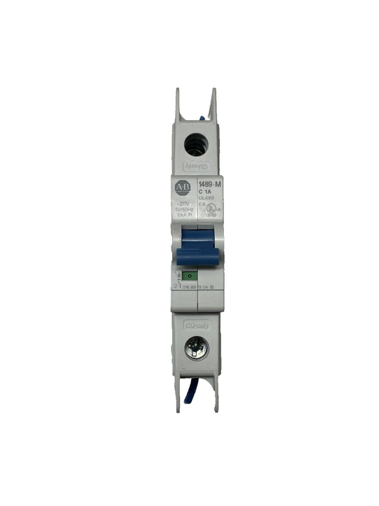 1489-M1C010 1489M1C010 Allen Bradley 1489 Miniature Circuit Breaker, 1 A, 1-Pole