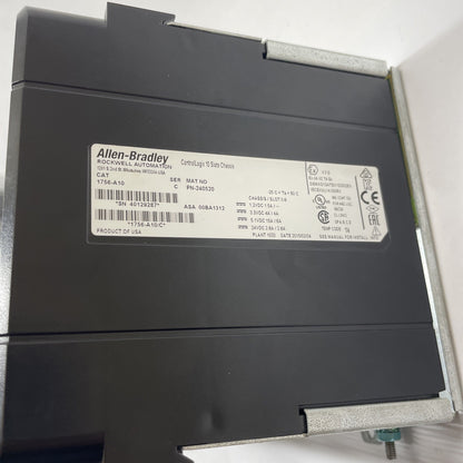 Allen-Bradley 1756-A10 Ser C 10-Slot ControlLogix Chassis Rack PLC