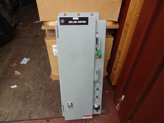 GE 300-LINE CONTROL FULLY ENCLOSED NEMA SIZE 1 STARTER / 10 HP 480V / 3R ENCL