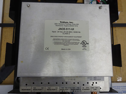 TRIDIUM INC JACE-511-UI / JACE-511 / CONTROLLER MODULE