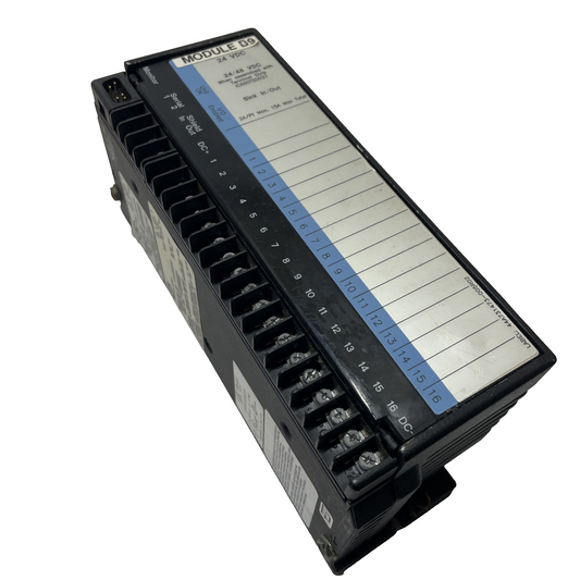 GE Fanuc IC660BBD021 Genius Sink I/O Module IC660EBD021L + IC660TSD021B 24/48VDC