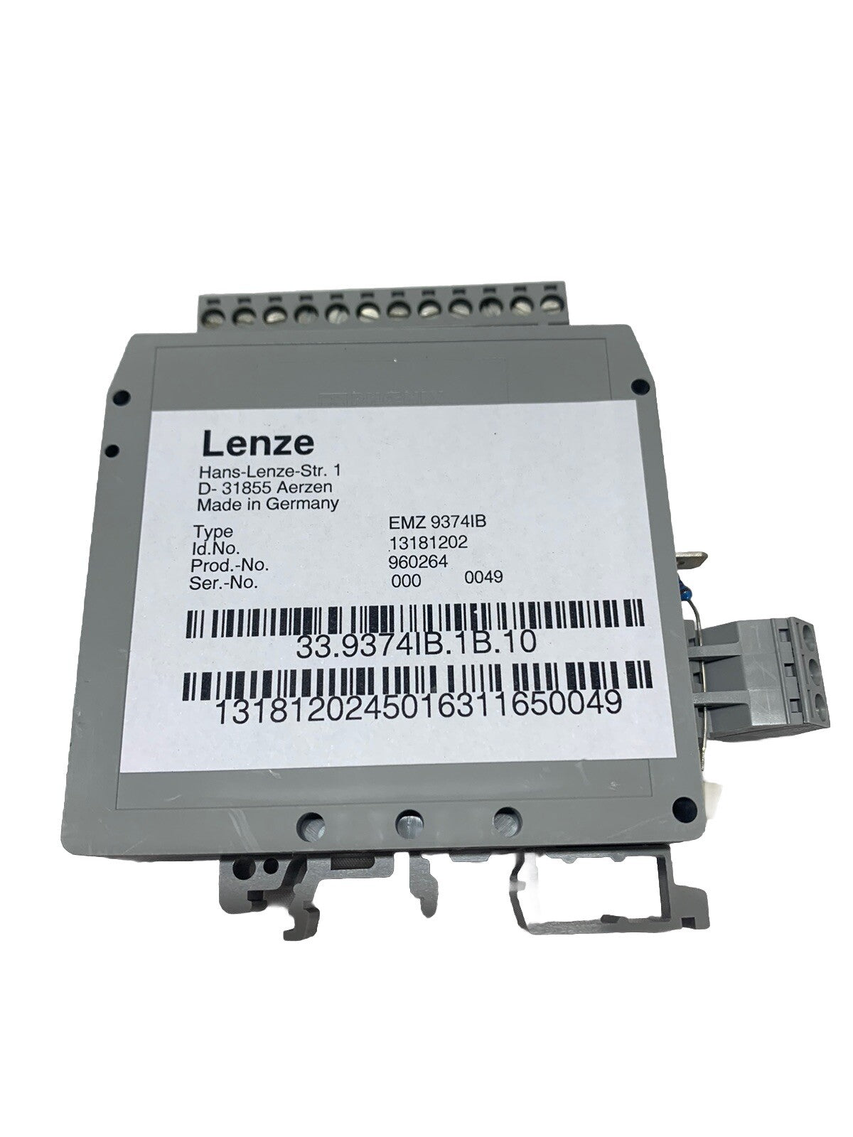 Lenze EMZ9374IB Digital I/O Expansion / Terminal Extension Module (USA SELLER)