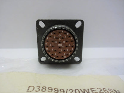 ITT CANNON JD38999/20WE26SN / MIL-SPEC CONNECTOR / NEW