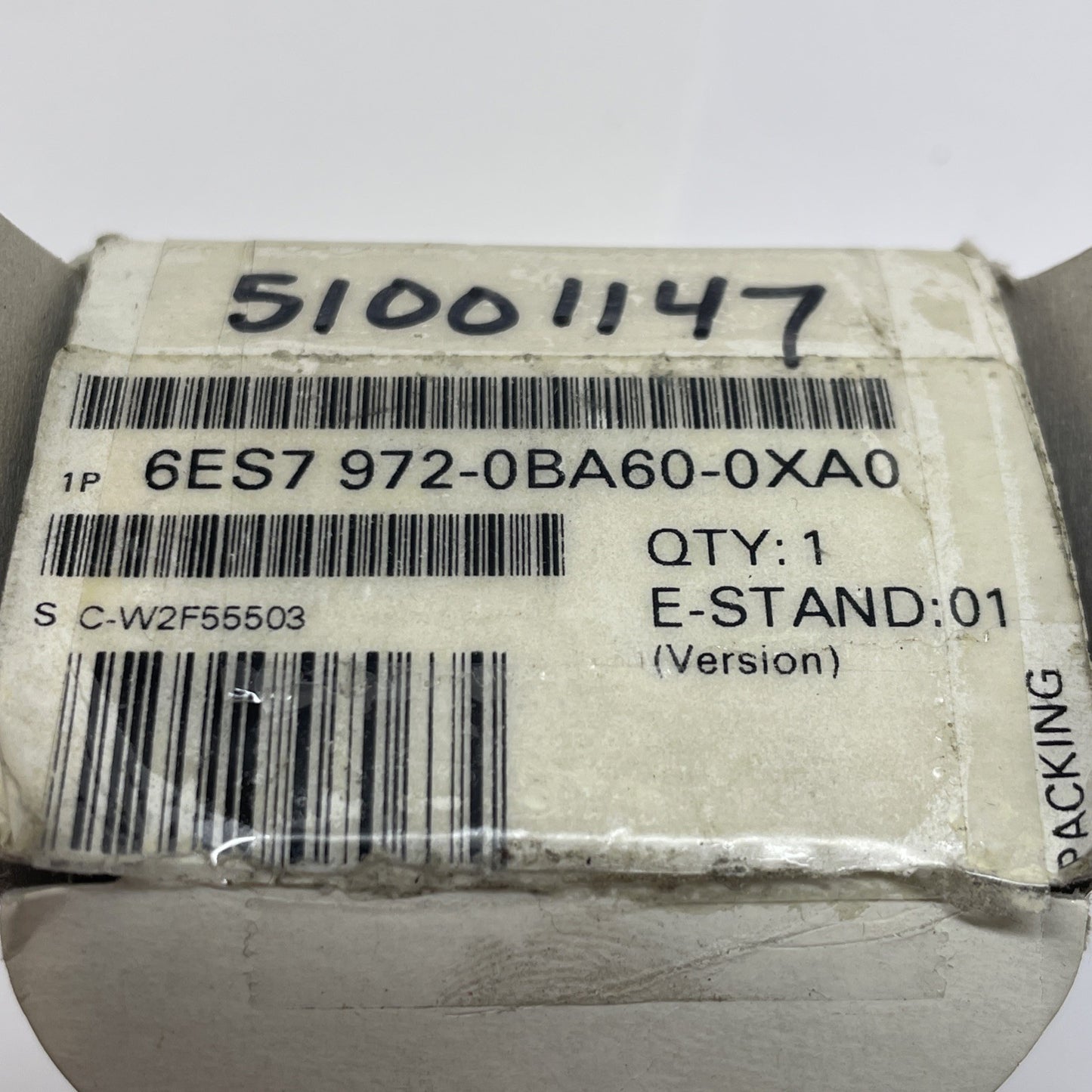 (LOT OF 3) SIEMENS  6ES7 972-0BA60-0XA0  PROFIBUS DP Bus Connector