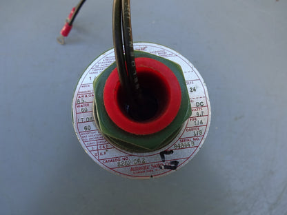 ASCO 8262C62 / RED HAT SOLENOID VALVE WATER OIL PSI 60 AIR GAS 65 1/4" PIPE