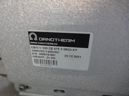 DANOTHERM CBW-V 330 CE 875 3*0R23 KT RESISTOR 1000 VAC 1400 VDC CLASS IP 54 NEW