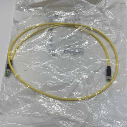 MURR ELEKTRONIK 7000-88001-0200100 M8 Male to M8 Female Straight 3-Pole Cable 1M