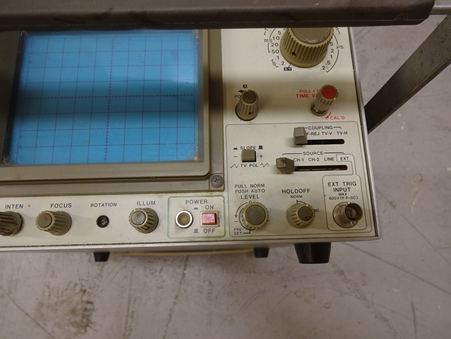 LEADER LBO-522 OSCILLOSCOPE  20 MHZ