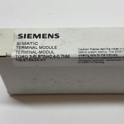 NEW Siemens 6ES7-193-4CL20-0AA0 Terminal Module ET200S TM-E15S24-AT (USA SHIP)