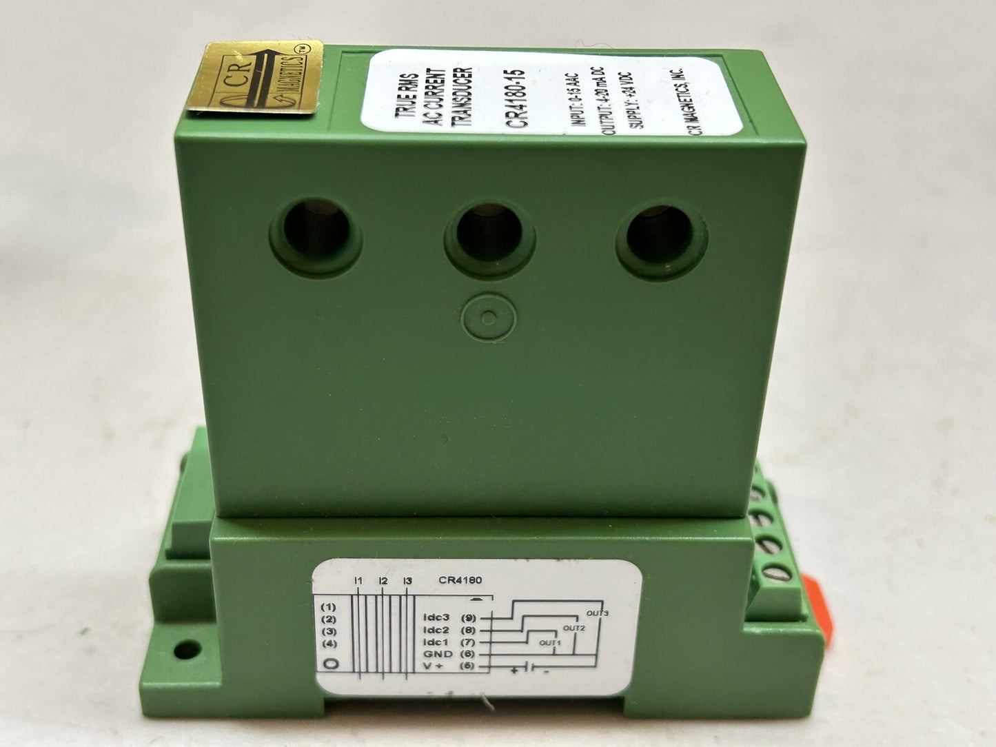 CR MAGNETICS CR4180-15 / TRUE RMS AC CURRENT TRANSDUCER / NEW WITH BOX