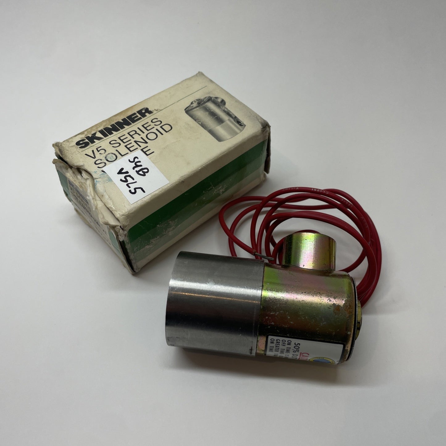SKINNER V5 SERIES SOLENOID VALVE V5L50260 12VDC AR1
