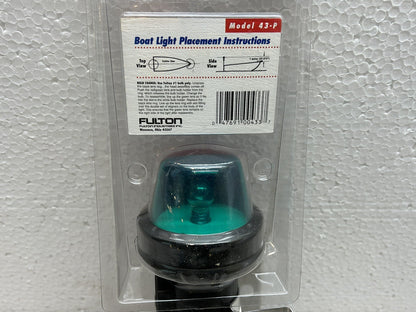 FULTON 43-P / BOWLITE / PORTABLE WATERPROOF BATTERY OPERATED BOAT LIGHT / NEW