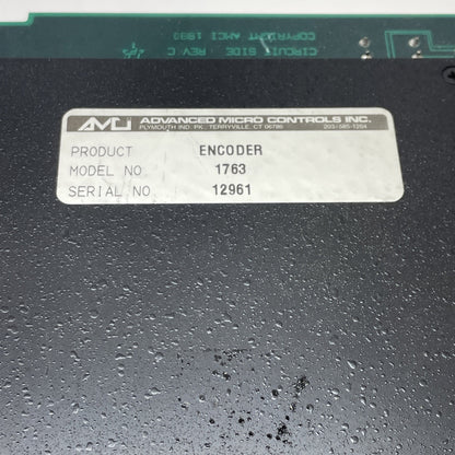 AMC Advanced Micro Controls 1763 Encoder Module