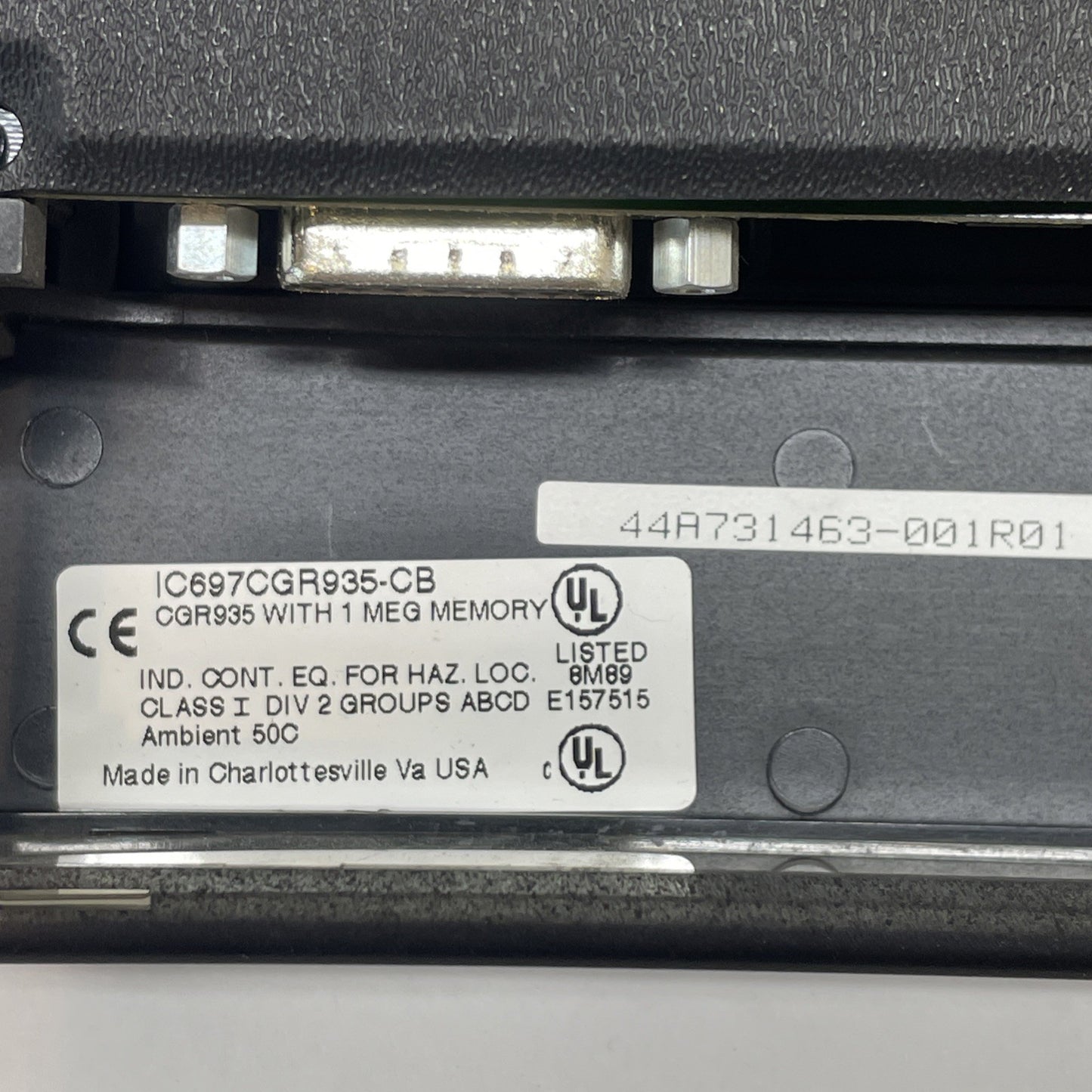 FANUC IC697CGR935-CB CENTRAL PROCESSOR UNIT (W/ KEYS) CGR935 WITH 1 MEG MEMORY
