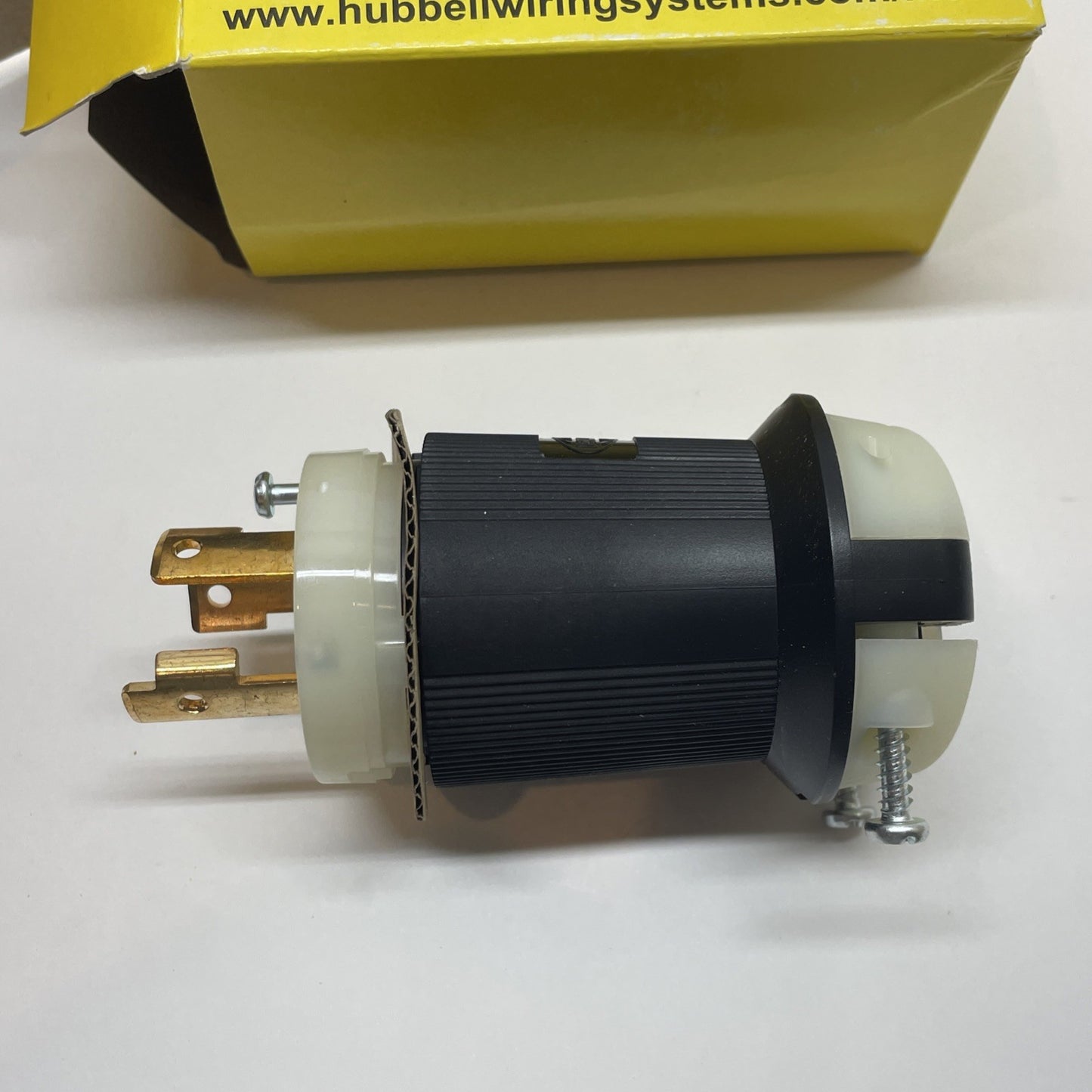 Hubbell HBL2621ST EdgeConnect Twist-Lock, Industrial, Male Plug, 30A 250V, 2P