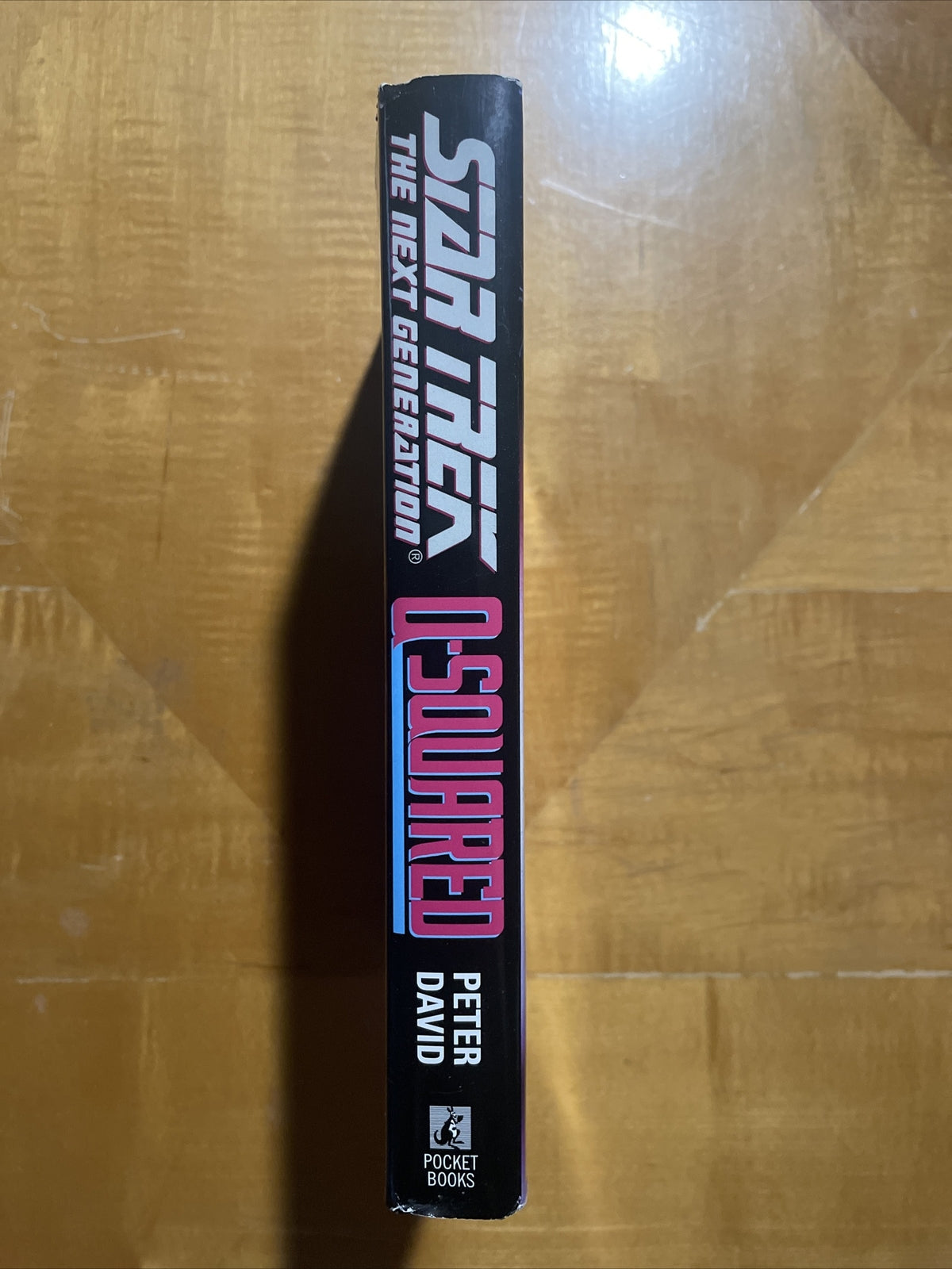 Star Trek THE NEXT GENERATION Q-SQUARED Hardcover Book 1st edtion