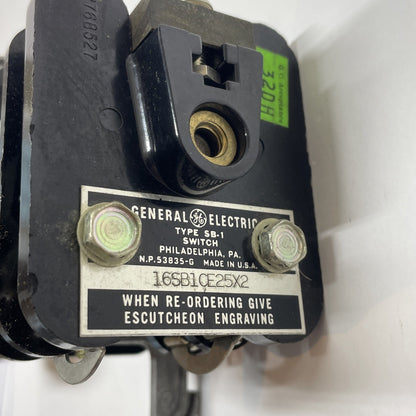 NEW 16SB1CE25X2 GE SB1 ROTARY SWITCH 2 STAGE 3 POS.