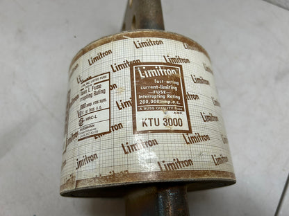 LIMITRON KTU 3000 BUSS FUSE 3000A CURRENT LIMITING FAST ACTING BUSSMANN / NEW