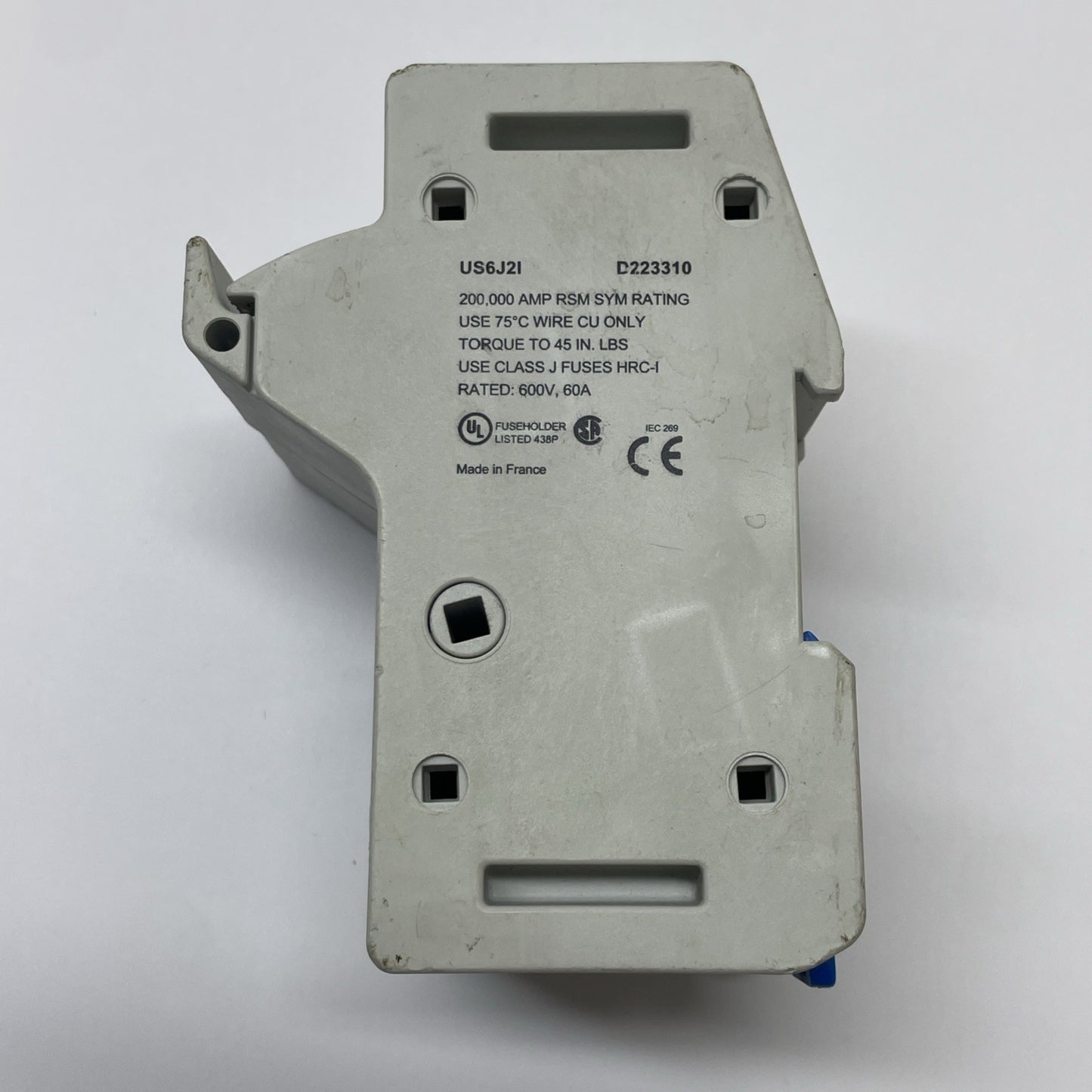 Ferraz-Shawmut US6J2I 2-Pole Fuse Holder 600V/60A D223310