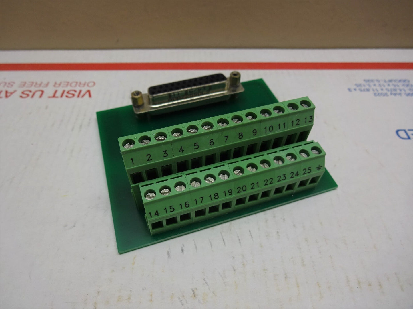 PHOENIX CONTACT FLKM-D25/B / 5546459 REV A / MODULE CONTACTOR NO DIN SUPPORT