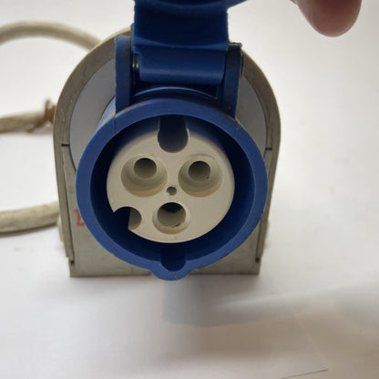Metesan Cee Norm Connector Plug, Male + Female 3-PIN  IP547  TS 7026