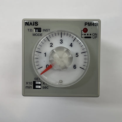 NAIS ATC94843 / PM4S-A2C60M-AC120V Multi-Range Timer Analog 0.5s-60min