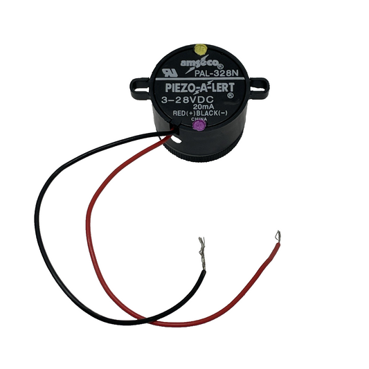Amseco Piezo-A-Lert 3-28 VDC Electronic Alert Buzzer PAL-328N [Lot of 2] NOS