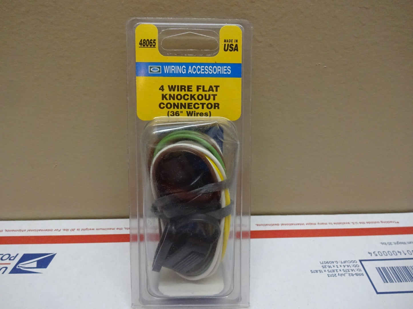 HOPKINS 48105 / 4 WIRE FLAT TRAILER END KIT  12" WIRES / NEW