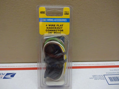HOPKINS 48105 / 4 WIRE FLAT TRAILER END KIT  12" WIRES / NEW